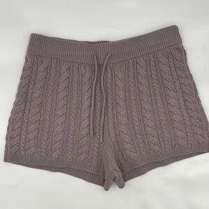 Sweaty Betty Cable Cashmere & Wool-Blend Short in Dusk